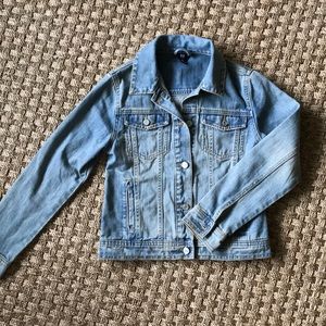 LN Gap Girls Vintage Wash Denim Jean Jacket